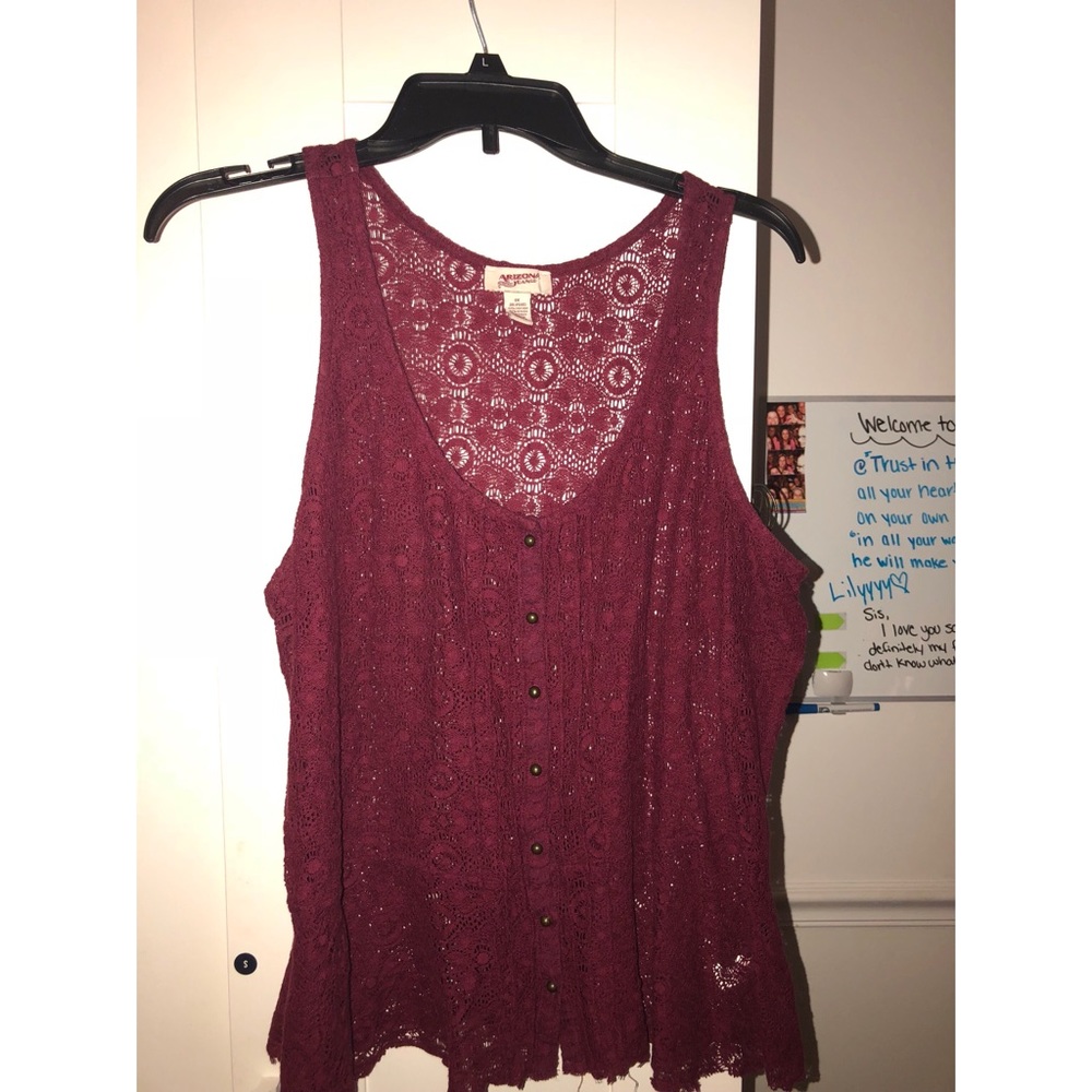 Lace tank top